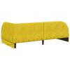 vidaXL Cornice del letto ad angolo con testiera Giallo 90 cm x 190 cm