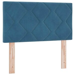 vidaXL Testiera Blu Scuro 80 cm Velluto
