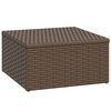 vidaXL Set Mobili da Giardino Marrone in Polyrattan