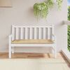 vidaXL Cuscino per Panca da Giardino Beige Mélange 120x50x7cm Tessuto