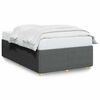 vidaXL Giroletto senza Materasso Grigio Scuro 120x190 cm in Tessuto
