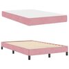 vidaXL Letto a molle con materasso Rosa 120 x 200 cm Tessuto