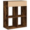 vidaXL Libreria Rovere Fumo 66x31x80 cm in Legno Multistrato