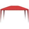 vidaXL Tenda Party Rosso 400 x 300 x 255 cm PE e Acciaio