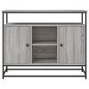 vidaXL Credenza Grigio Sonoma 100x35x80 cm in Legno Multistrato