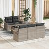 vidaXL Set Divano da Giardino 6 pcs Grigio chiaro e grigio scuro