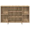 vidaXL Credenza Rovere artigianale 120 x 30 x 75 cm Legno multistrato