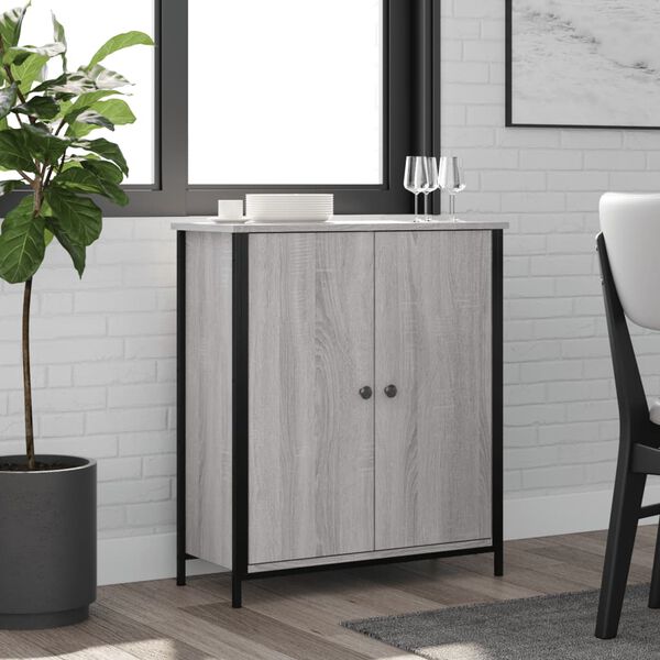 vidaXL Credenza Grigio Sonoma 70x30x80 cm in Legno Multistrato