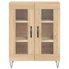 vidaXL Credenza Rovere Sonoma 69,5x34x90 cm in Legno Multistrato