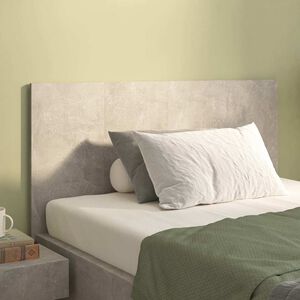 vidaXL Testiera Letto Grigio Cemento 120x1,5x80cm in Legno Multistrato