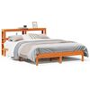 vidaXL Letto senza Materasso Marrone Cera 135x190 cm in Legno di Pino