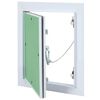 vidaXL Pannello di Accesso Verde e Argento 25 x 30 cm