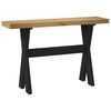 vidaXL Tavolo Consolle NOAIN Gambe Forma X 120x30x75 cm Legno Massello