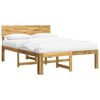 vidaXL Letto matrimoniale con testiera ROSTOCK Bianco 120 x 200 cm