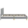 vidaXL Struttura letto bambini con testata Grigio chiaro 80 x 200 cm