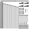 vidaXL Recinzione per Giardino 5 pcs Grigio 170 x 140 cm