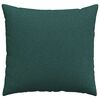 vidaXL Cuscini da Divano 2 pcs Verde Scuro 45 x 45 cm Tessuto