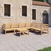 vidaXL Set Divani da Giardino 7 pz in Legno Massello di Pino