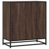 vidaXL Credenza Rovere Marrone 68x35x76 cm in Truciolato e Metallo