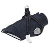 vidaXL Cappotto per Cani Blu navy L36 Pile e Poliestere