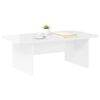 vidaXL Tavolino da salotto Bianco Lucido 93 x 53 x 33 cm