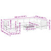vidaXL Set Divani da Giardino 9 pz con Cuscini Legno Massello di Pino