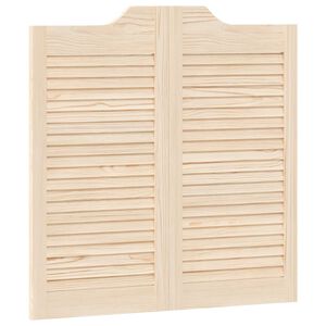 vidaXL Porte Swing Naturale 80 x 40 cm Legno Massello di Pino