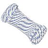 vidaXL Corda multiuso 4 mm 50 m Bianco e Blu PP 105 kg Carico massimo