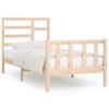 vidaXL Giroletto senza Materasso 100x200 cm in Legno Massello di Pino