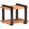 vidaXL Comodino 50x40x40 cm in Legno Massello di Acacia