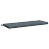 vidaXL Cuscino per panchina SOEST 100% Poliestere Blu 100 x 40 x 5 cm