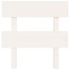 vidaXL Testiera per Letto Bianca 103,5x3x81 cm Legno Massello di Pino