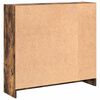 vidaXL Libreria Rovere Fumo 80x24x76 cm in Legno Multistrato