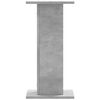 vidaXL Supporti per Piante 2 pz Grigio Cemento 30x30x60 cm Truciolato