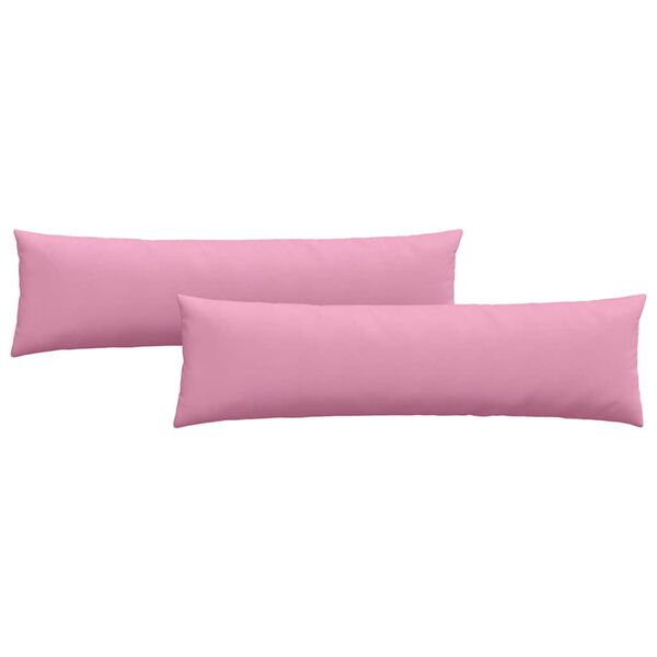 vidaXL Cuscini da Divano 2 pcs Rosa 145 x 40 cm Tessuto