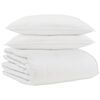 vidaXL Duvet Invernale con cuscino 3 pcs Bianco Piuma d'anatra