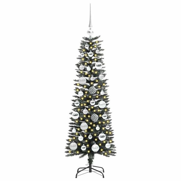 vidaXL Albero di Natale artificiale con 150 LED Verde 120 cm