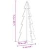 vidaXL Albero di Natale Decorativo in Legno 59,5cm Legno Massello Pino