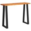 vidaXL Tavolo Consolle Bordi Vivi 110x35x80 cm Legno Massello Acacia