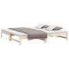 vidaXL Dormeuse Estraibile 2x(90x200) cm Legno Massello di Pino