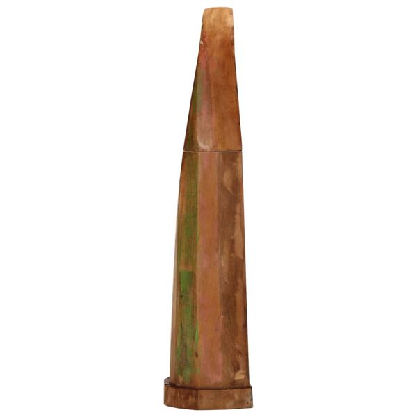 vidaXL Mobile a Barca 39x27x127 Legno Massello di Recupero