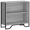 vidaXL Libreria Grigio Sonoma 80x31x74,5 cm in Legno Multistrato