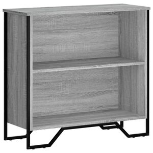vidaXL Libreria Grigio Sonoma 80x31x74,5 cm in Legno Multistrato
