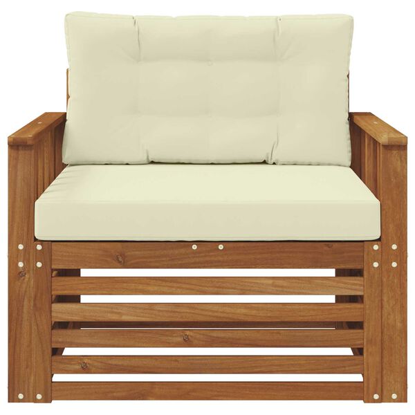 vidaXL Set di divani da esterno Legno di Acacia Massello e Poliestere