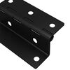 vidaXL Cerniera 12 pcs Nero 38 x 17 x 60 mm Ferro