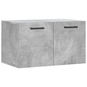 vidaXL Mobile a Parete Grigio Cemento 60x36,5x35 cm Legno Multistrato