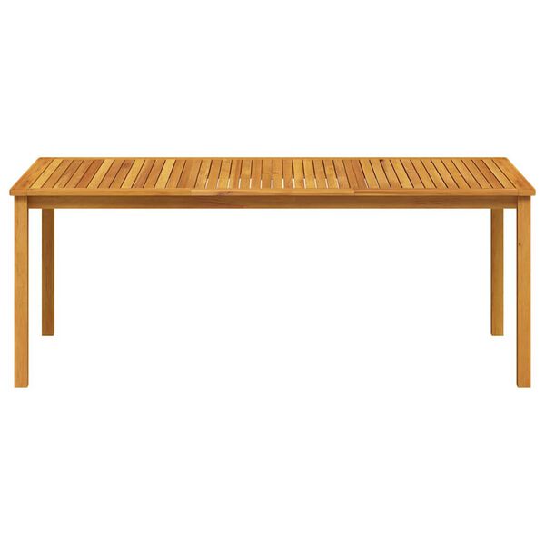 vidaXL Tavolo da Giardino 200x100x74 cm in Legno Massello di Acacia