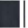 vidaXL Recinzione Frangivento Giardino PVC 35x0,19m Grigio Scuro Opaco