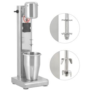 vidaXL Frullatore per Frapp&egrave; in Acciaio Inossidabile 1 L