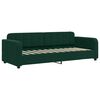 vidaXL Divano Letto Estraibile Cassetti Verde Scuro 80x200cm Velluto